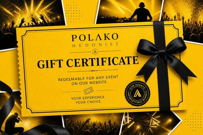 Подарочные сертификаты Polako Hedonist