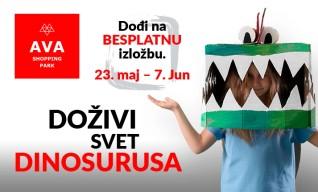 Free Dinosaur Exhibition at AVA Shopping Park
