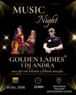 Veče filmske, pop i rok muzike sa Golden Ladies i DJ Androm