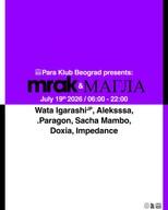 Mrak x Magla party