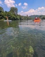 SUPs and Kayaks on the Drina