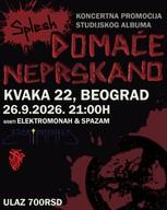 Splesh: predstavljanje albuma "Domaće neprskano" (sa Spazm i Elektromonah)